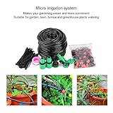 ドリップ灌漑システム散水用具　ドリップ灌漑セット　40ｍ　4/7ホース　水道の蛇口をひねるだけで簡単に散水でき
