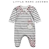 (リトルマークジェイコブス)LITTLE MARC JACOBS　ボーダーお花カエル ロンパース/6M(67cm)