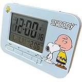 Amazon Co Jp Snoopy スヌーピー 掛け時計 キャラクター アナログ 銀色 リズム Rhythm 4kg712ma19 ホーム キッチン