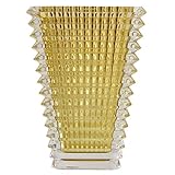 バカラ Baccarat アイ EYE スクエア ベース 花瓶 イエロー 24cm 2802297 【並行輸入品】 2802297