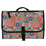 RONGTONGDA おむつ替えシート 防水マット コンパクト 折り畳み　ポーチ付き ゴミ収納 ベビーお出かけ用品 出産祝い (スタイルC)