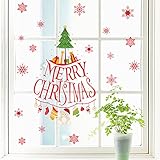 Miyinla クリスマス ベア エルククリスマスツリー ウォールステッカー サンタクロース 壁紙シール ウォールペーパー 飾り 店舗 子供部屋 スタイルB