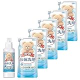 ファーファ 洗濯用 液体 洗剤 香り ひきたつ 無香料 本体 (500g) 1個 + 詰替 (400g) 5個 セット