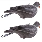 Dovewill 植物保護　本物のように　デコイ飛行鳩　庭装飾素材　置物　動物式　害虫駆除　 2個