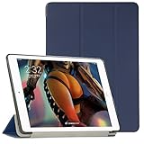 AVIDET 新型 iPad 9.7 2017 ケース iPad 2017年版専用 スマートカバー 最軽量スタンド機能付ケース(iPad 9.7 ブルー)