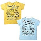 (サックス/95cm)ベビー服 男の子 Tシャツ 半袖 袖ワッペン アンティークカープリント 男児 ベビー