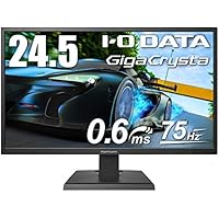 I-O DATA ゲーミングモニター 24.5インチ(75Hz) GigaCrysta PS4 FPS向き 0.6ms FreeSync TN HDMI×2 DP EX-LDGC252STB
