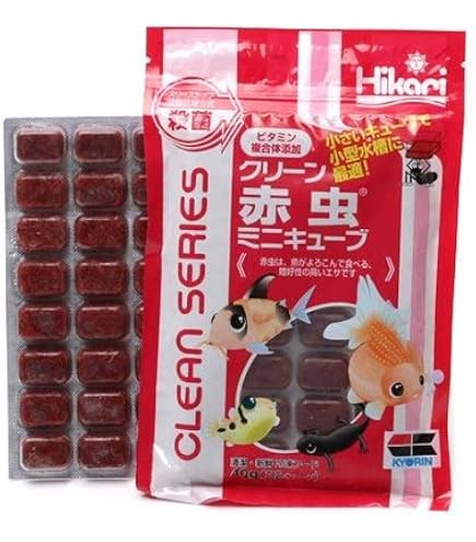 Amazon | 冷凍クリーン赤虫（100g/32キューブ）×3枚セット