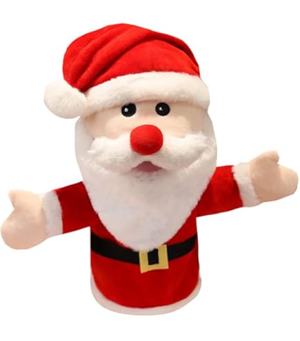 Amazon.co.jp: morytrade パペット 人形 口が動く クリスマス