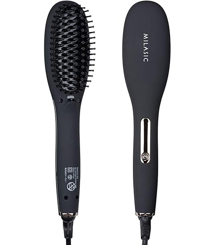 Amazon.co.jp: MAKEGINA GLAMOUR ストレートブラシ マットブラック