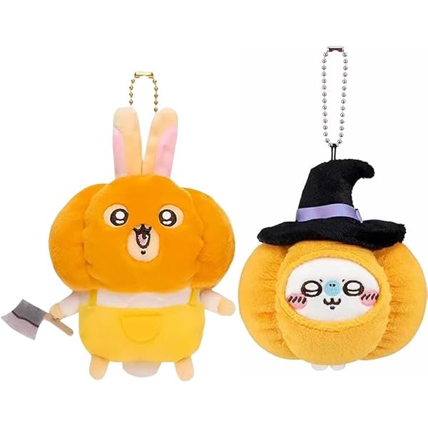 ちいかわ ハロウィン うさぎ モモンガ カボチャ ぬいぐるみ
