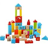 KYLIN Express子供のパズルソリッド木製デジタルビルディングブロック玩具