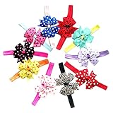 Nice Days（ナイス　ディズ） 赤ちゃんヘアバンド　可愛い蝶結び　ヘアクリップ 　アクセサリー　10枚セット