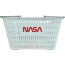 【2個セット】「蓄光」　NASA ショッピングバスケット 買い物かご NASA 買い物かご ショッピングバスケット 蓄光 レジ かご 光る 大きい