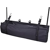 ナポレックス 車用 収納バッグ 純正感覚 ラゲッジルームバッグ ブラック 大容量 リアシート専用 ヘッドレストシャフトにベルト&フックで簡単取付 NAPOKEX JK-69