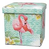 あまの(Amano) スツール BOX[フラミンゴ] 36×36×35cm FSM-1704