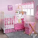 Hello Kitty Caramelo 5ピースベビーベッド寝具セット