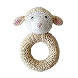 有機ベビーおもちゃ – Cheengoo Lamb Ring Rattle