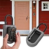 TeFuAnAn セキュリティ キーボックス キーボックス 鍵保管 暗証番号 　壁掛け 防犯　盗難防止 安心　安全