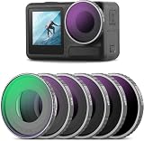 NEEWER NDフィルターセット コンパチブル DJI Osmo Action 5 PRO/Action 4 6枚 ND8 ND16 ND32 ND64 ND1000 CPL 減光フィルター アクションカメラレンズアクセサリー マルチコートHD光学ガラス/アルミ枠