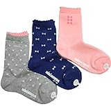 ミキハウス(mikihouse) ３Ｐソックスパック 靴下 (17-19ｃｍ, キッズクルー-ピンク(08))