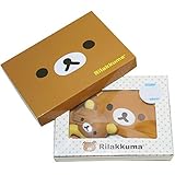 【本体綿100％】2015年 秋冬物 リラックマ・コリラックマ ベビー用ギフトボックス 新生児2WAY ドレスオール リラックマ-ブラウン◇50-70cm