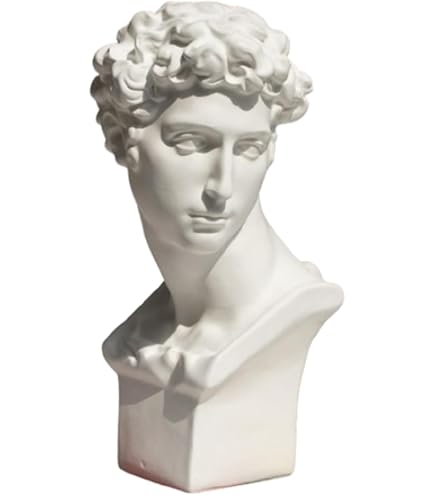 Amazon.co.jp: 石膏像 S－211 聖ジョルジョ首像 H．56cm