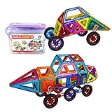 Magical Magnets Toys For Kids Stacking 88 PC Educational Construction Set Building Blocks Tringles R