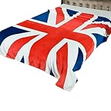 （コージーエージ）CozyAge　四季利用できる薄いイギリス国旗の様式フランネル 毛布