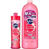 【まとめ買い】キュキュット 食器用洗剤 ピンクグレープフルーツの香り 本体 240ml + 詰め替え 770ml