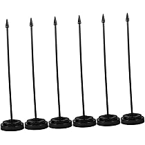 Amazon | Sewroro 6個 フラッグベース 卓上フラッグスタンド