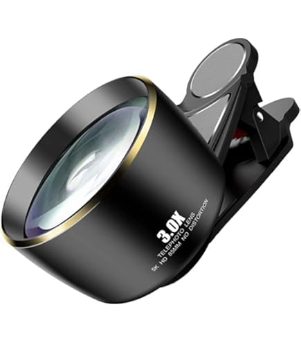 望遠レンズ Amazon | Lumen 望遠レンズ [5倍] ガラス製 [ クリップ固定式