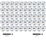 Biggz プレミアムデジタルサッカーボール 50個パック ハンドポンプ付き