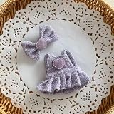 Labubu 服 Labubuぬいぐるみ 対応 手作り デニムオーバーオール＆帽子セット labubu clothes 手工製作 Labubu アクセサリー かわいい ドール服 [並行輸入品]