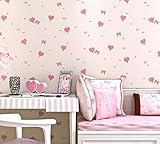 壁紙シール リフォームシート　DIY　リメイクシート　はがせる 53cm×3m　ハート　ロマンチック