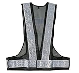 SAFETY VEST 安全ベスト　70mm幅反射テープ　紺×シルバー　フリーサイズ