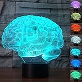 LED Night Light 3d Illusionベッドサイドテーブルランプ7色変更Sleeping照明スマートタッチボタンキュートギフトPresent温めクリエイティブ装飾理想的なアートand 