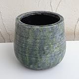 【ノーブランド品】マルセル青緑S（直径15.5cm）[穴なし]
