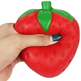Powee 1個4.7 " SquishiesジャンボSlow Rising Kawaii香りSquishies Strawberry Stress Relief Toys