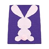 ブランケット　赤ちゃん　出産祝い　ベビー 　柔らかい肌触り　ベビー　ニット　手編み感 size 95cm＊75cm (パープル)