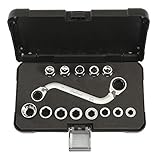 Blackhawk By Proto BWO-1220M Metric Obstacle Ratcheting Wrench Set [並行輸入品]