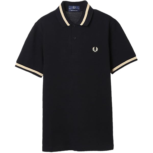 フレッドペリー✨FRED PERRY ポロシャツ 半袖　ブラック/ゴールド　42 フレッドペリー FRED PERRY 【正規品】フレッドペリー FRED