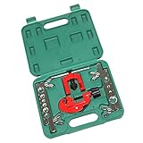 Fenteer 4本　フレア　ツール　キット　チューブ　パイプ　エクスパンダ　冷凍　パイプ　チューブ　カッター　キャリーケース