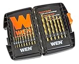 WEN DB15 Titanium-Coated Drill Bit Set (15 Piece) [並行輸入品]