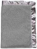 Raindrops Fleece Unisex Crib Blanket, Gray Heather by Raindrops [並行輸入品]