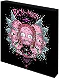 Rabbit田中Rick & Morty高光沢壁アート分割ヘッド