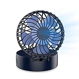 EasyAcc USB扇風機 首掛け扇風機 携帯扇風機 折り畳み式 2600mAhバッテリー 角度調節可能 携帯&卓上両用 両手解放 ミニフ