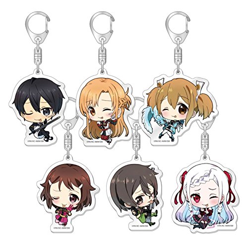 劇場版 ソードアート・オンライン -オーディナル・スケール- てへぺろアクキーコレクション BOX商品 1BOX=6個入り、全6種類