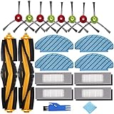 QAQGEAR 対応Ecovacs Deebot OZMO T8 AIVI、T9、T9+、N8、N8 Pro+、N8+、N8 Pro、Yeedi用Vac Max、Vac Station、Vac Hybrid用、DVX34 K760ロボット掃除機用交換アクセサリーキット(18個)