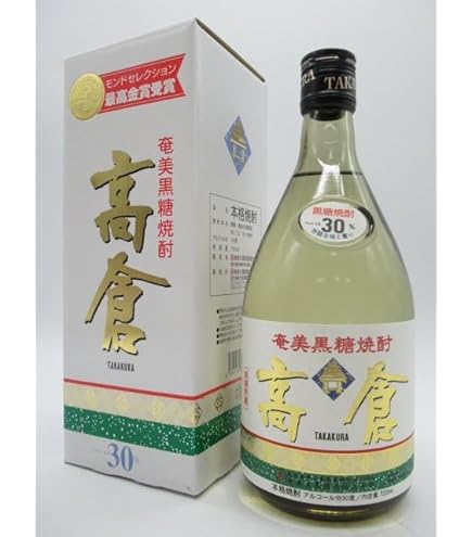 Amazon.co.jp: 奄美大島酒造 黒糖焼酎 高倉 30度 1800ml 1本 : 食品